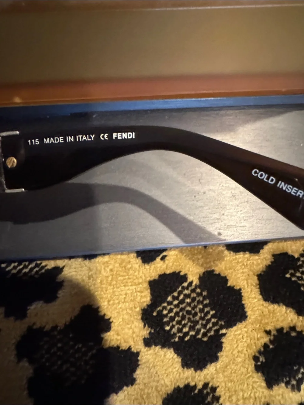 Fendi Brown Gloss Oversized Women's Sunglasses